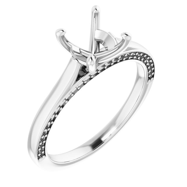 Accented Engagement Ring