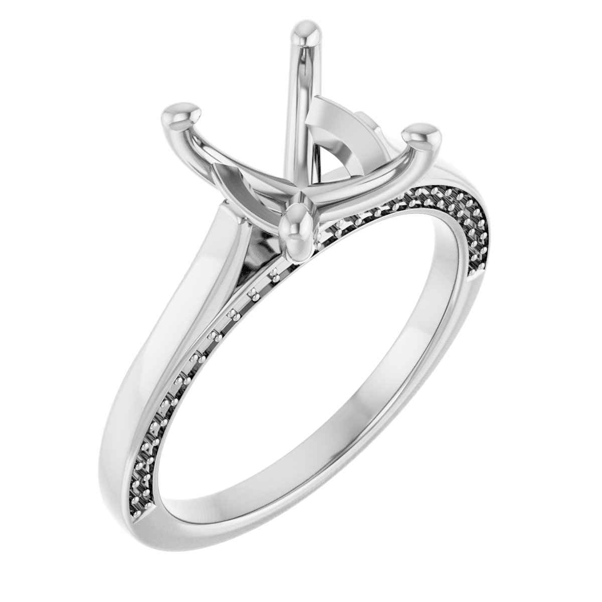 Accented Engagement Ring