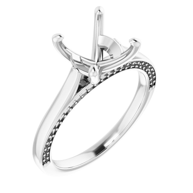 Accented Engagement Ring