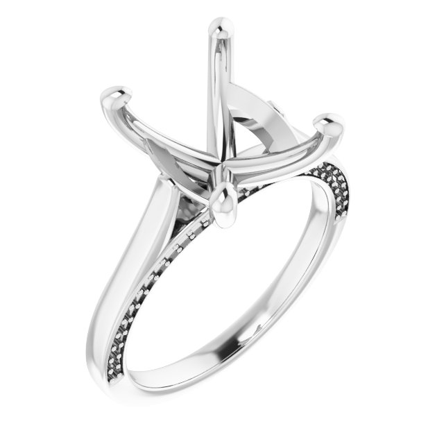 Accented Engagement Ring