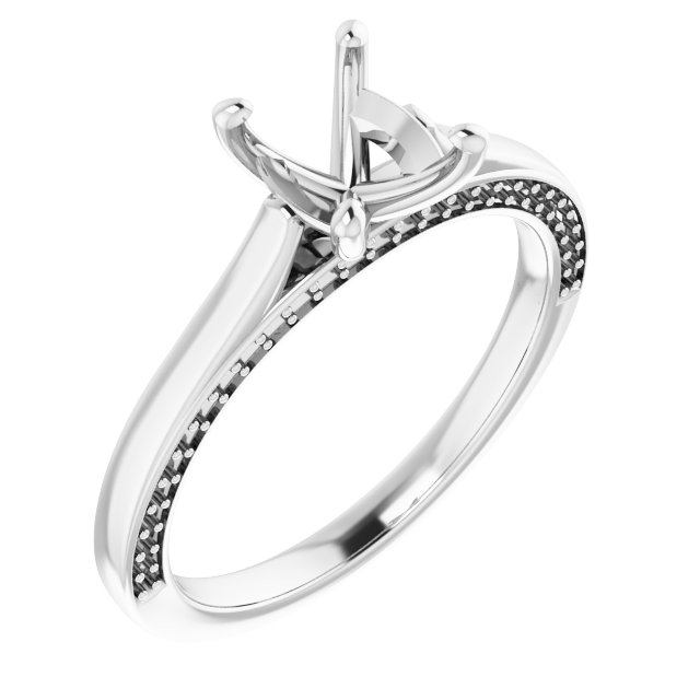 Accented Engagement Ring