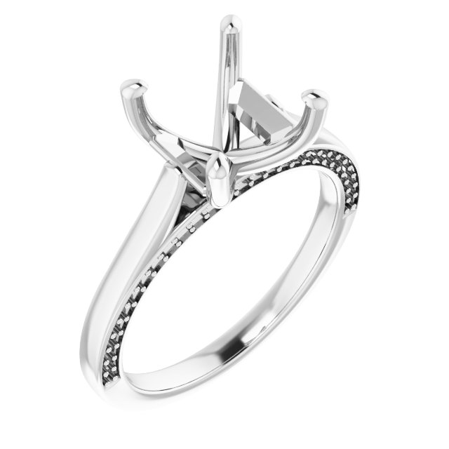 Accented Engagement Ring