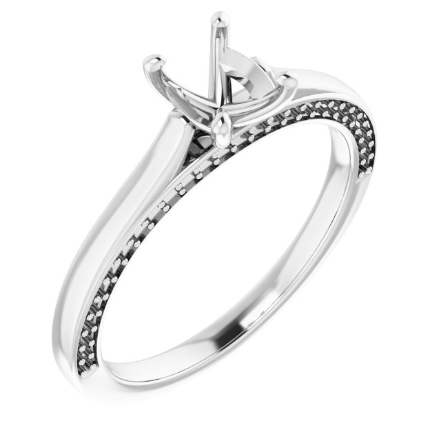 Accented Engagement Ring