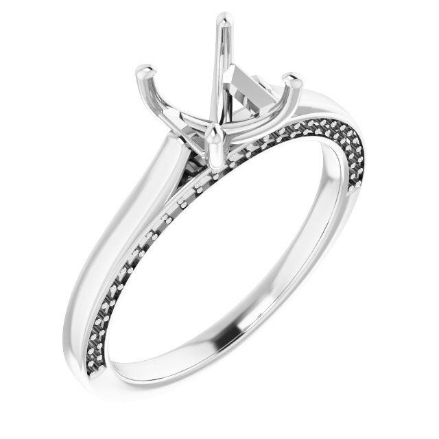 Accented Engagement Ring