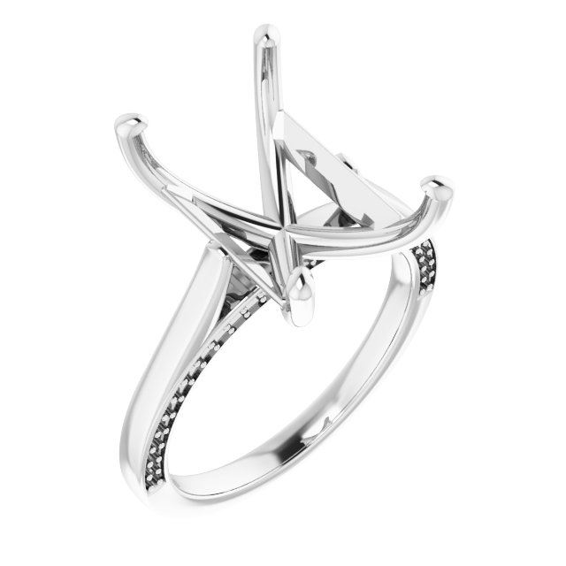 Accented Engagement Ring