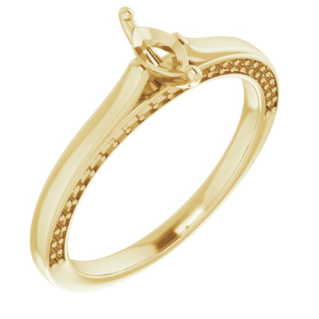 Accented Engagement Ring