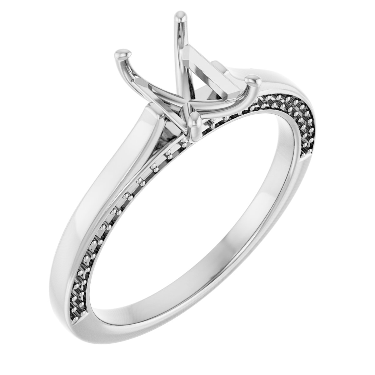 Accented Engagement Ring