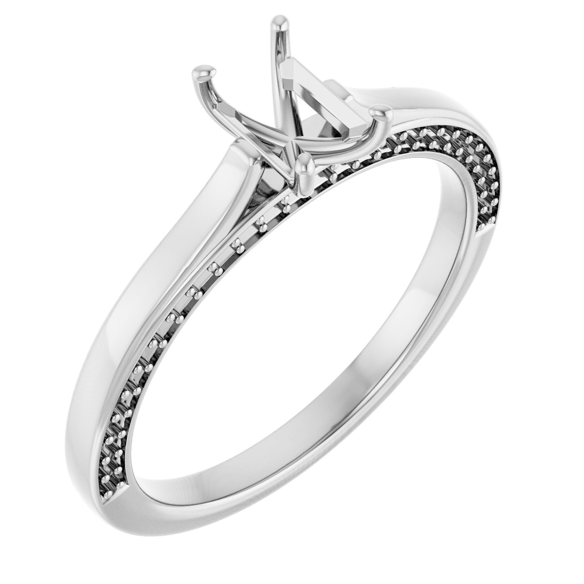 Accented Engagement Ring