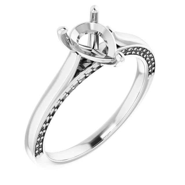 Accented Engagement Ring