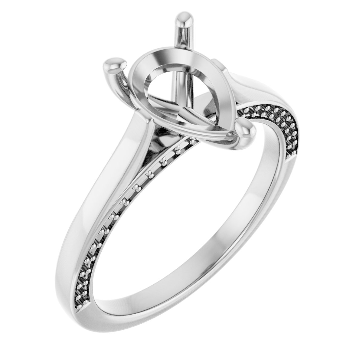 Accented Engagement Ring