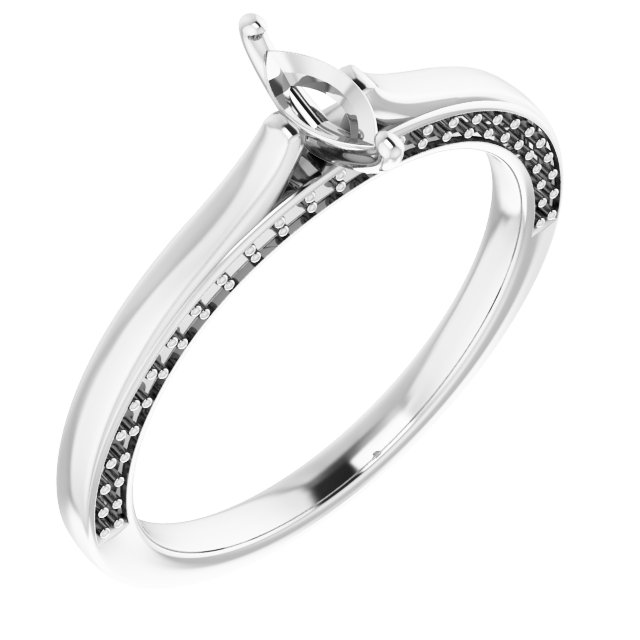 Accented Engagement Ring