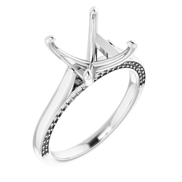 Accented Engagement Ring
