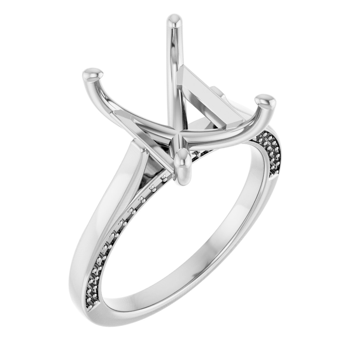 Accented Engagement Ring