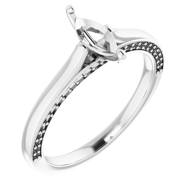 Accented Engagement Ring