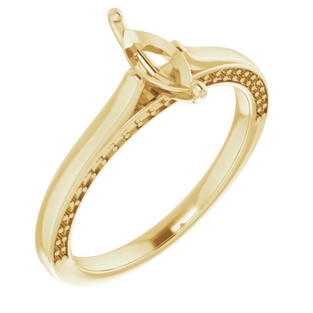 Accented Engagement Ring