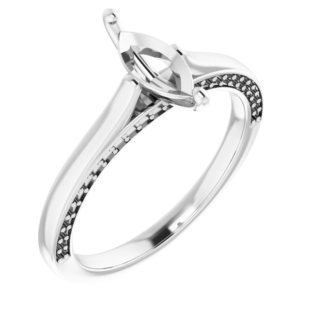 Accented Engagement Ring