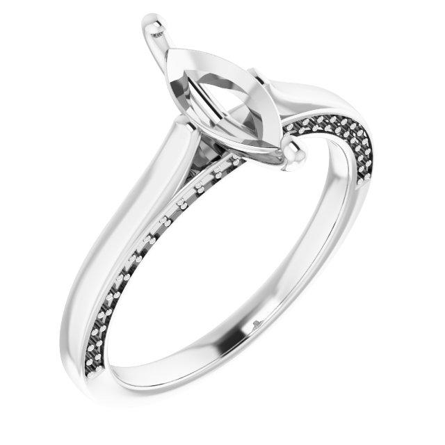 Accented Engagement Ring