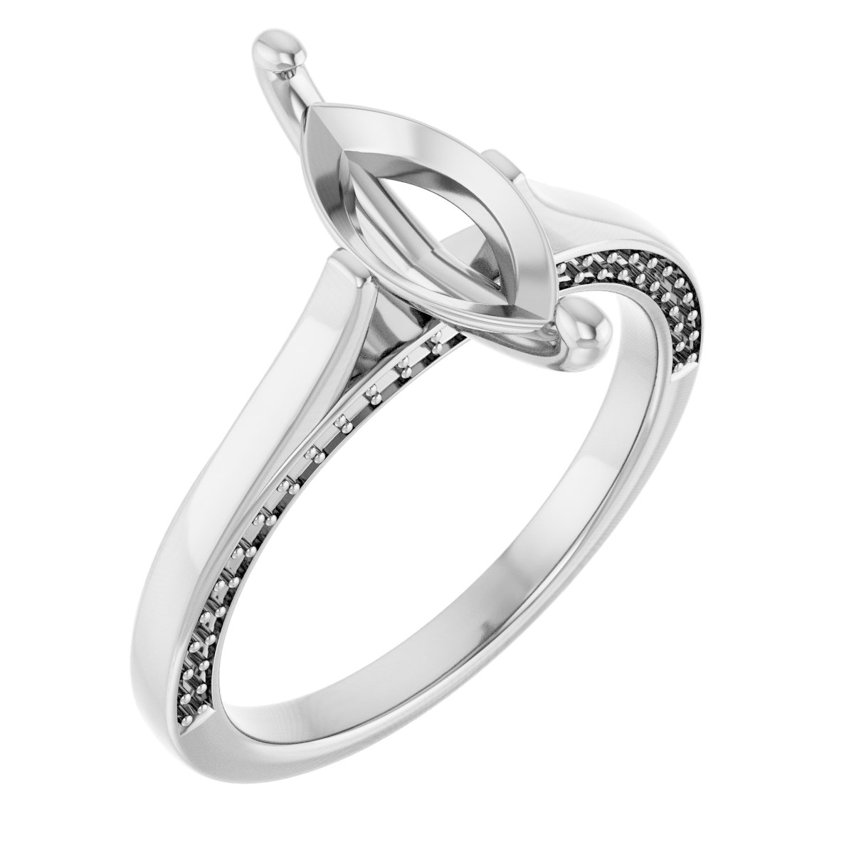 Accented Engagement Ring