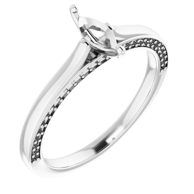 Accented Engagement Ring