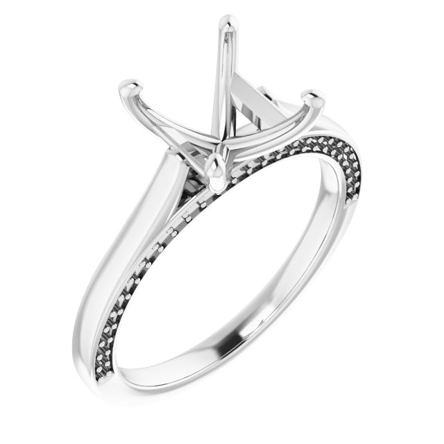 Accented Engagement Ring