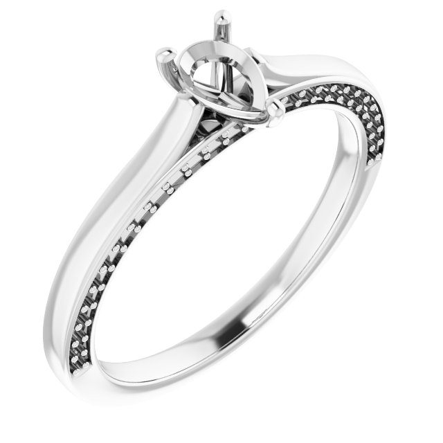 Accented Engagement Ring