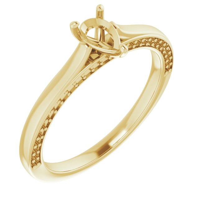 Accented Engagement Ring
