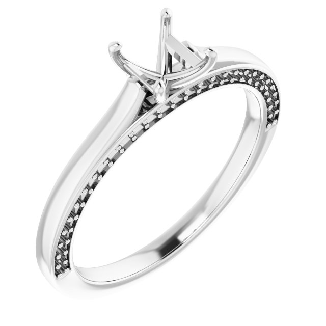 Accented Engagement Ring