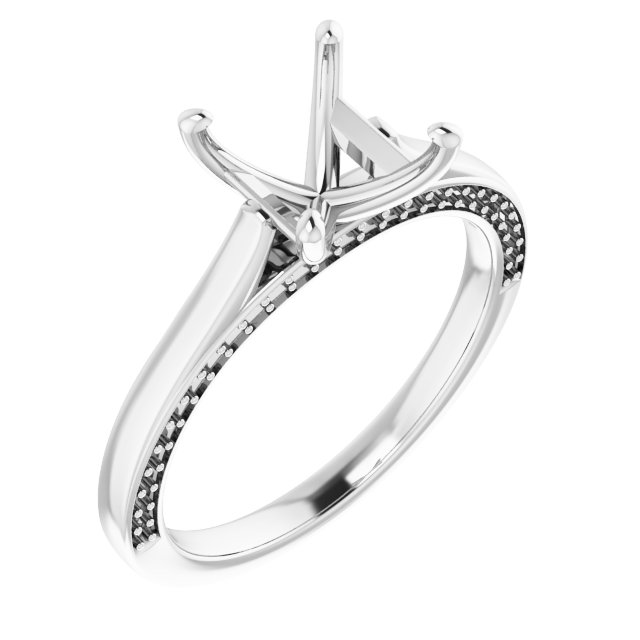Accented Engagement Ring
