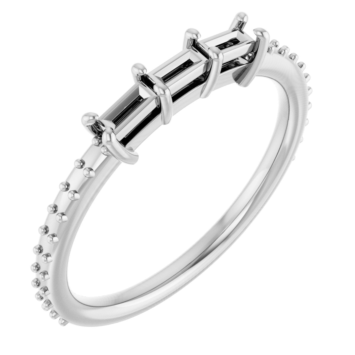 Three-Stone Anniversary Band