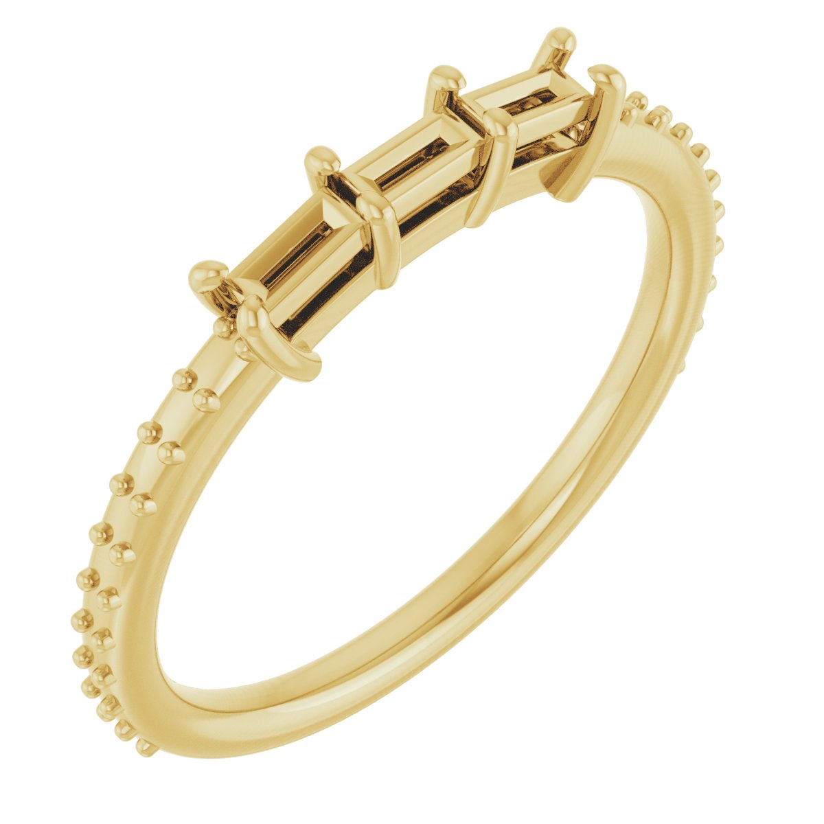 Three-Stone Anniversary Band