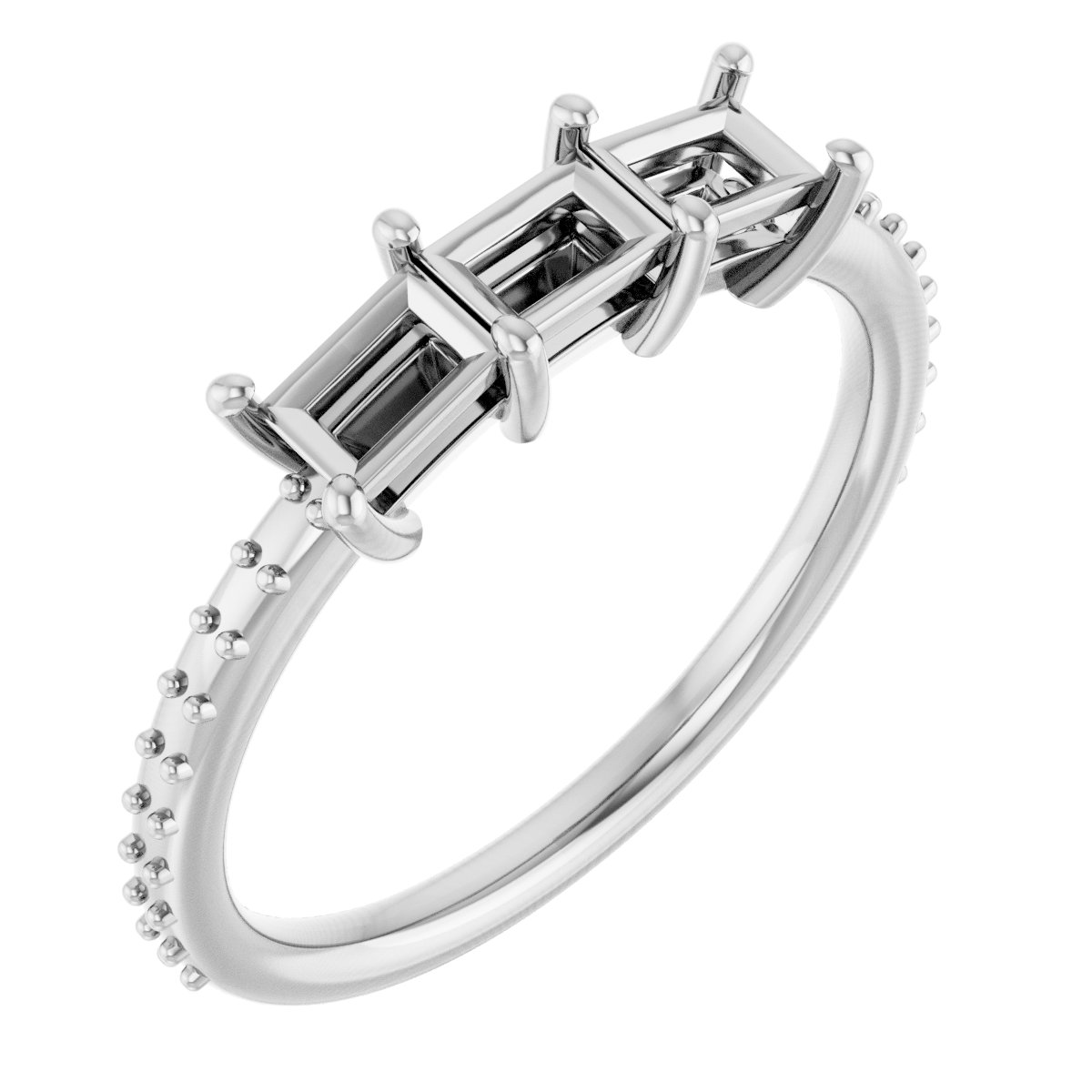 Three-Stone Anniversary Band
