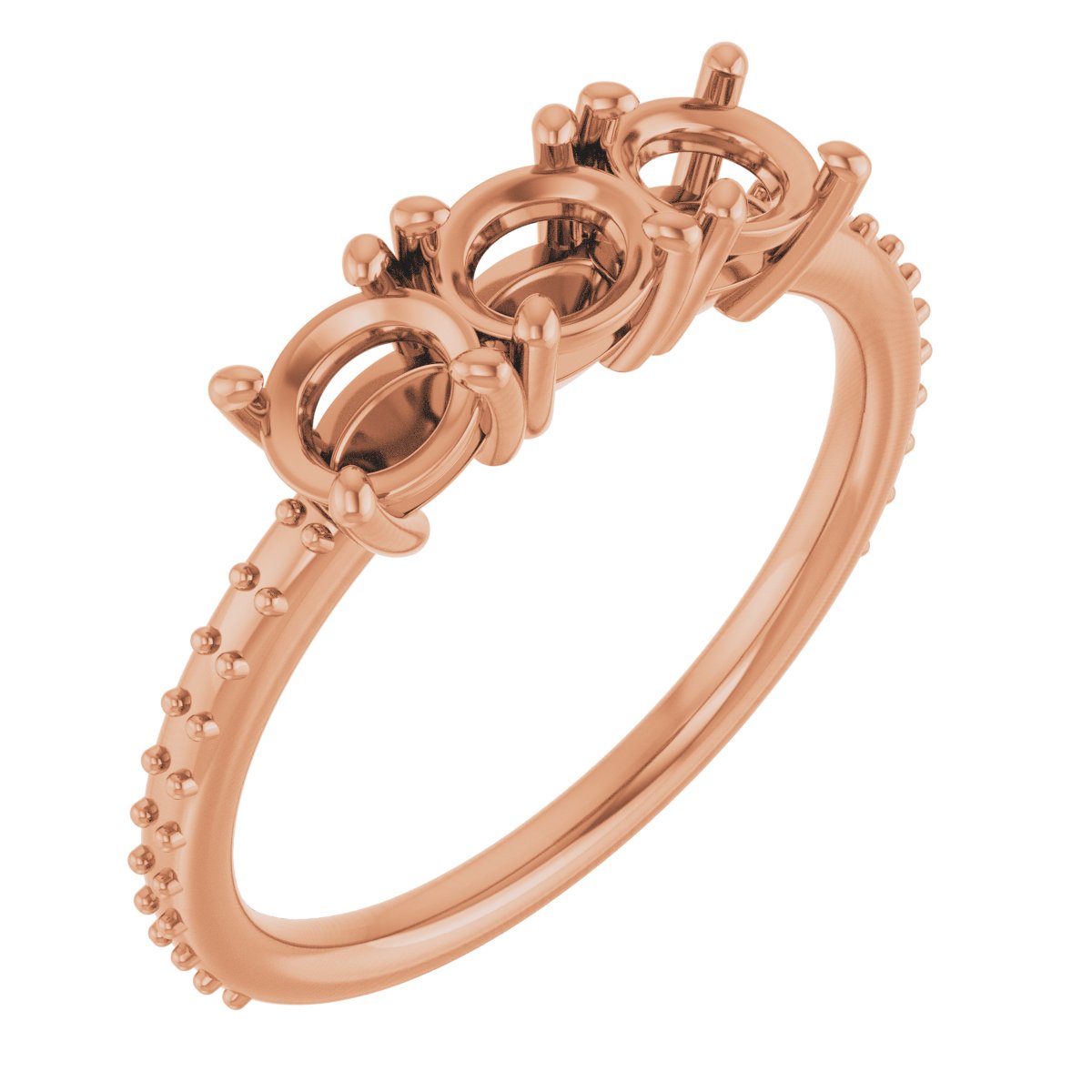 Three-Stone Anniversary Band