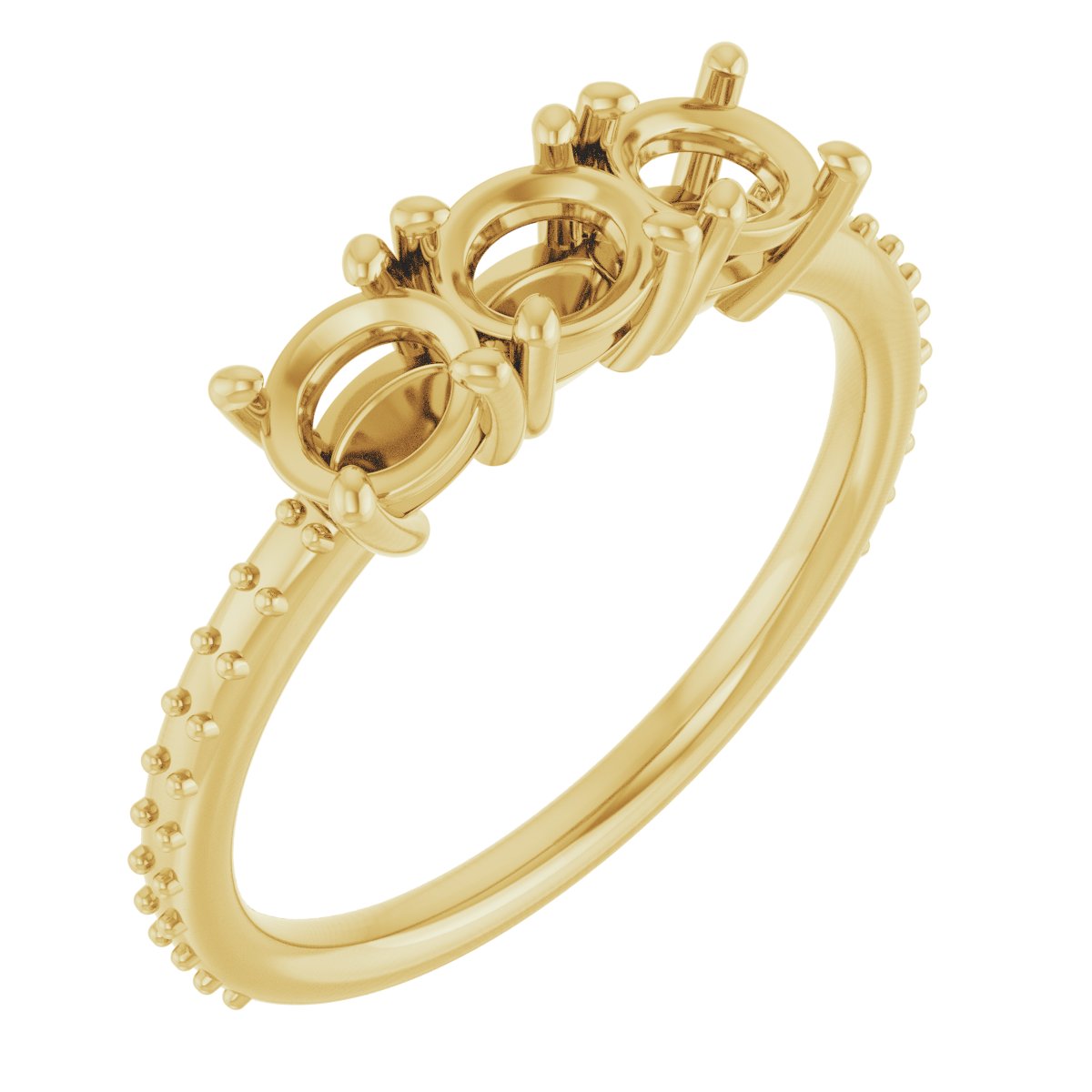 Three-Stone Anniversary Band
