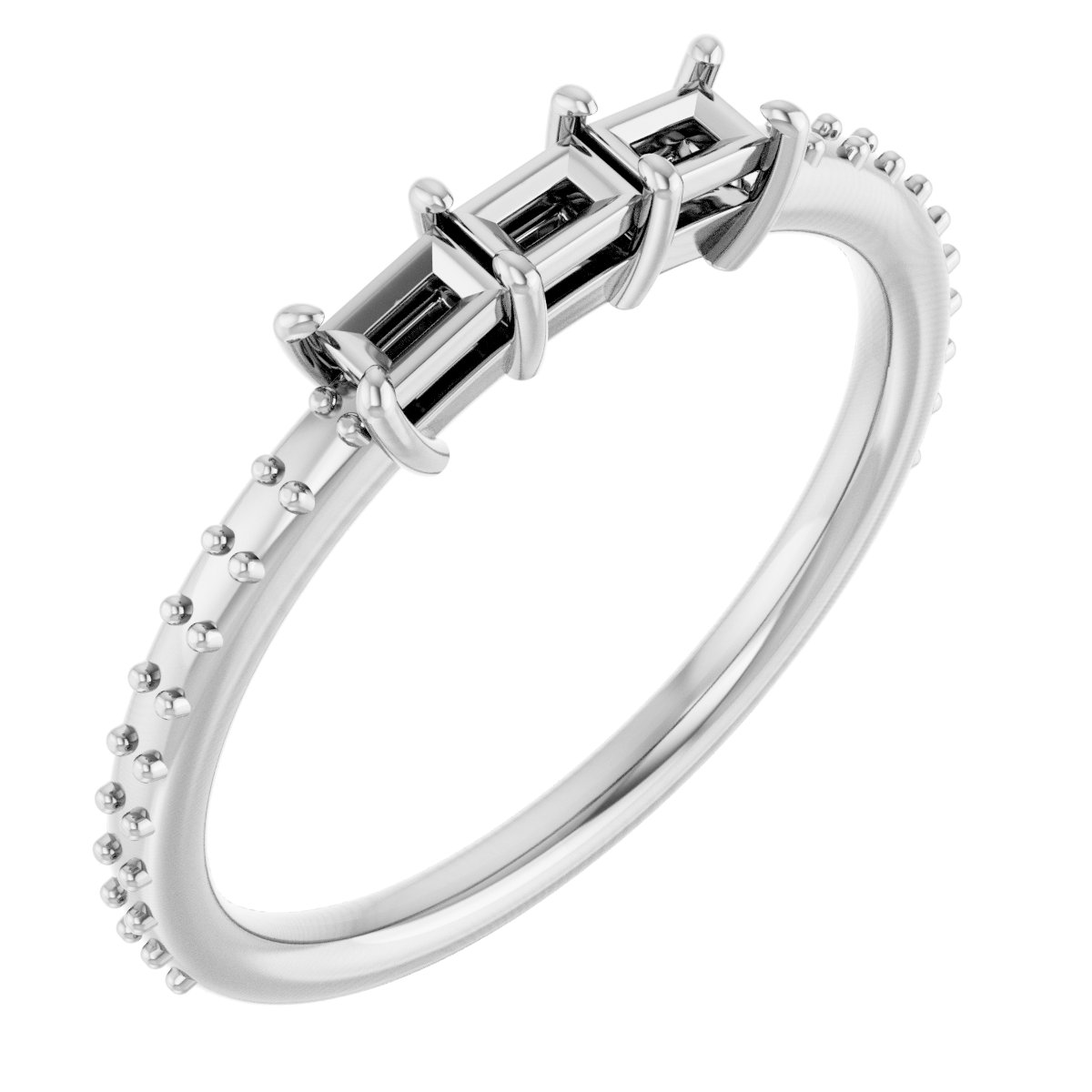 Three-Stone Anniversary Band