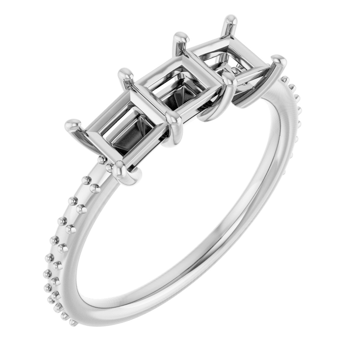 Three-Stone Anniversary Band