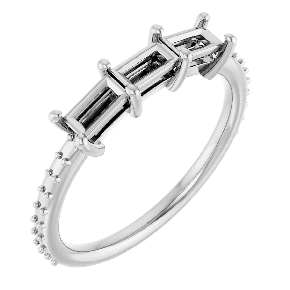 Three-Stone Anniversary Band