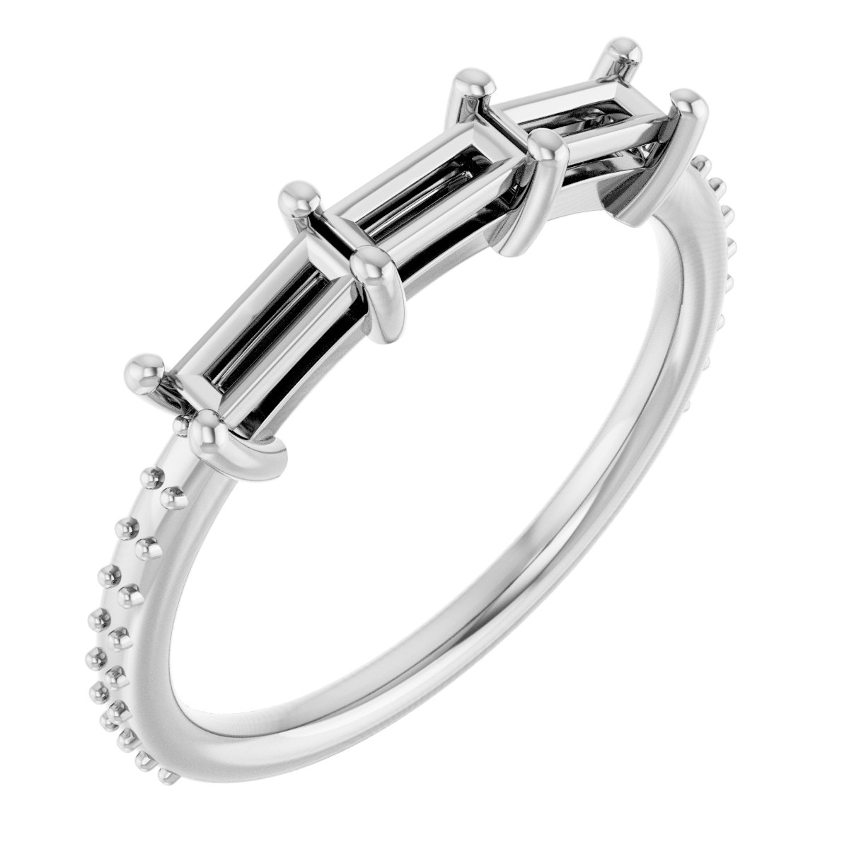 Three-Stone Anniversary Band