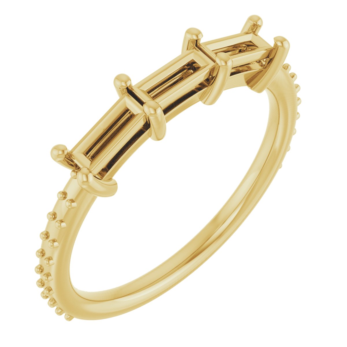 Three-Stone Anniversary Band