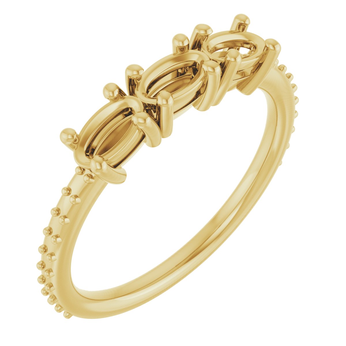 Three-Stone Anniversary Band