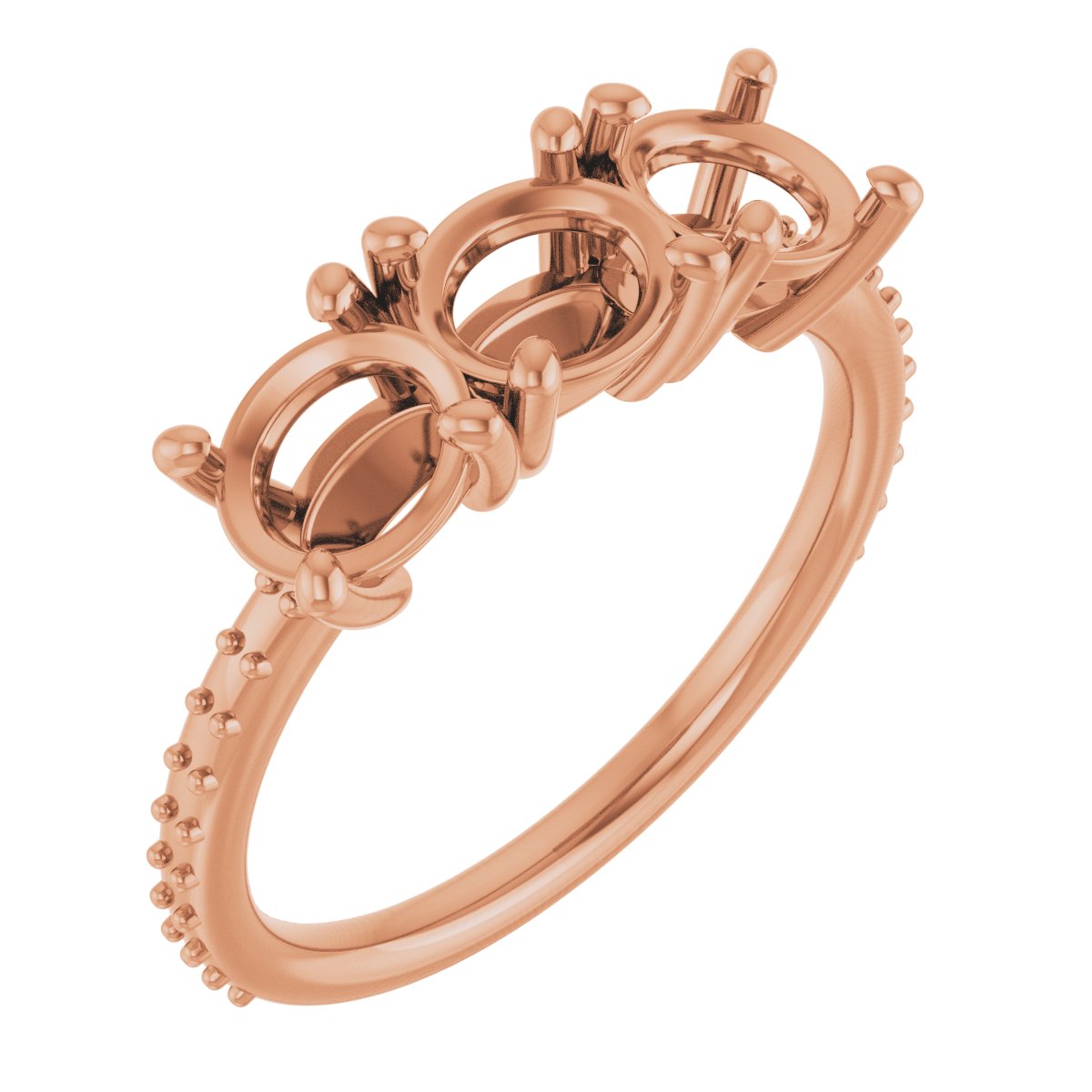 Three-Stone Anniversary Band