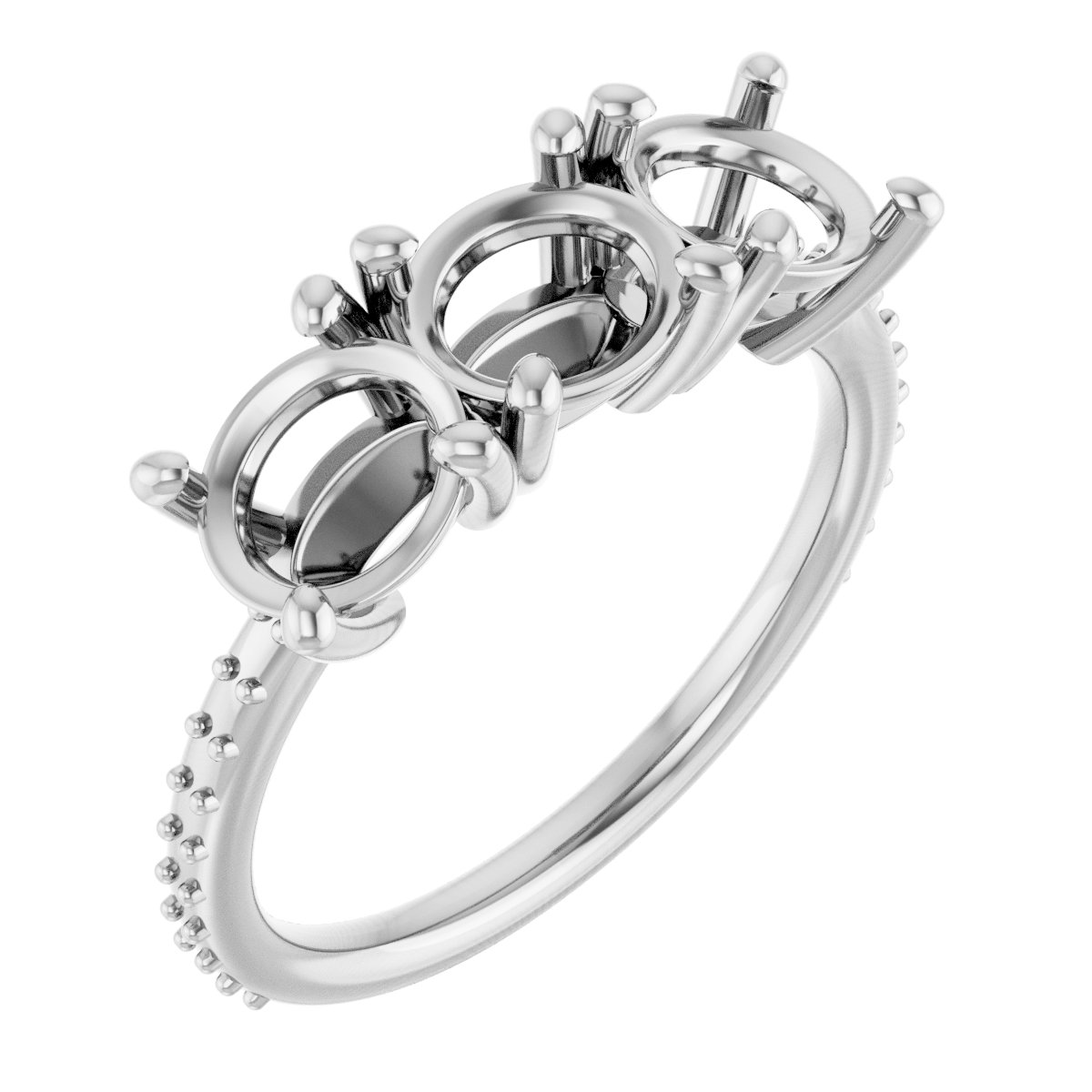 Three-Stone Anniversary Band