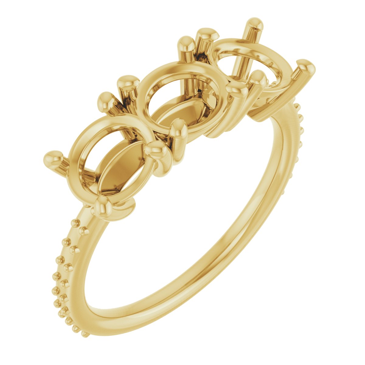 Three-Stone Anniversary Band