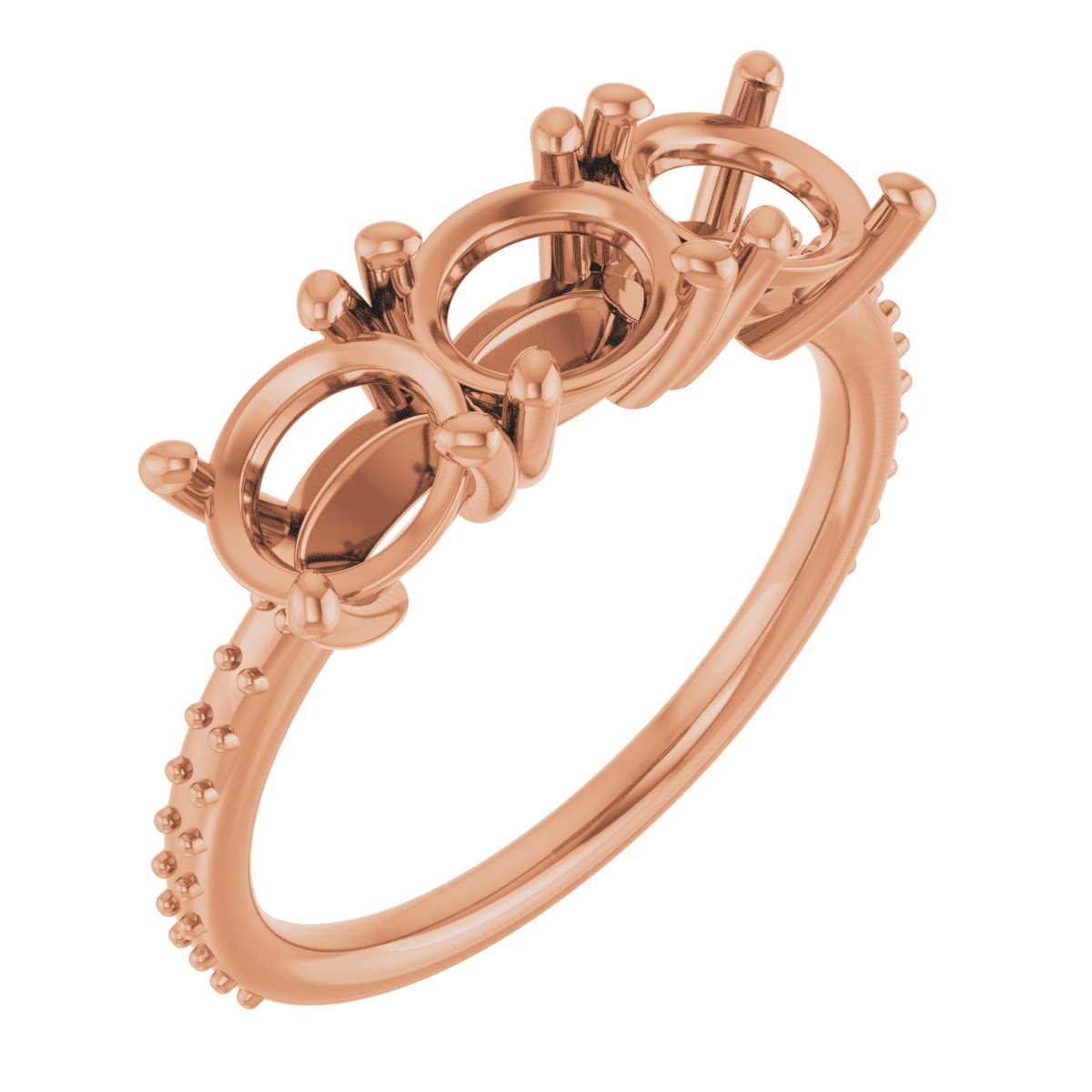 Three-Stone Anniversary Band