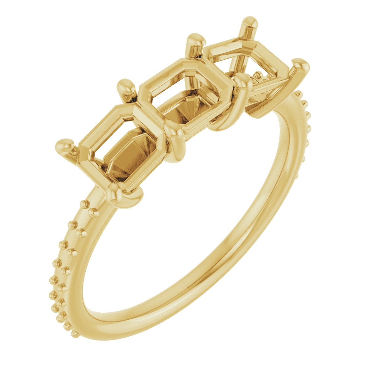 Three-Stone Anniversary Band