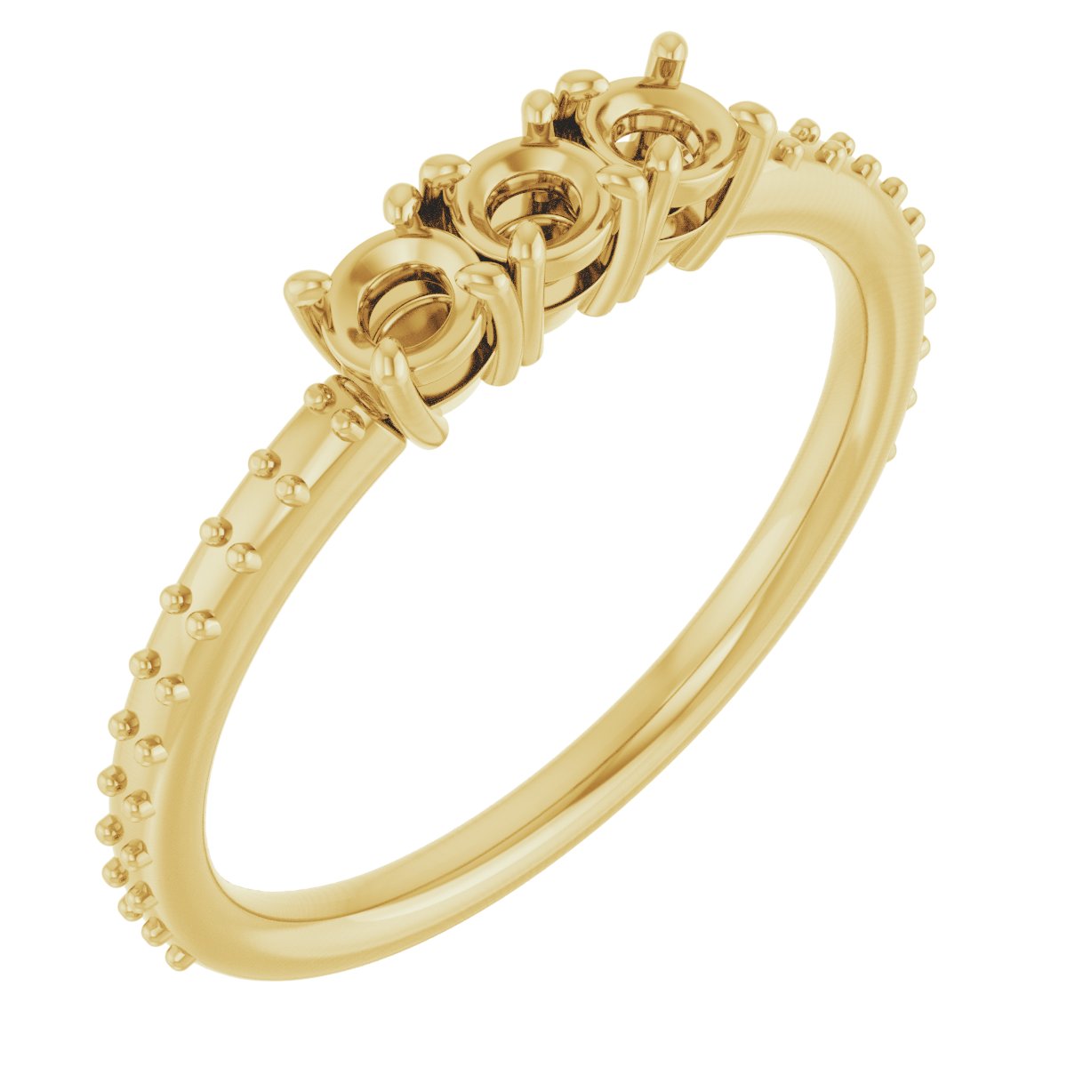 Three-Stone Anniversary Band