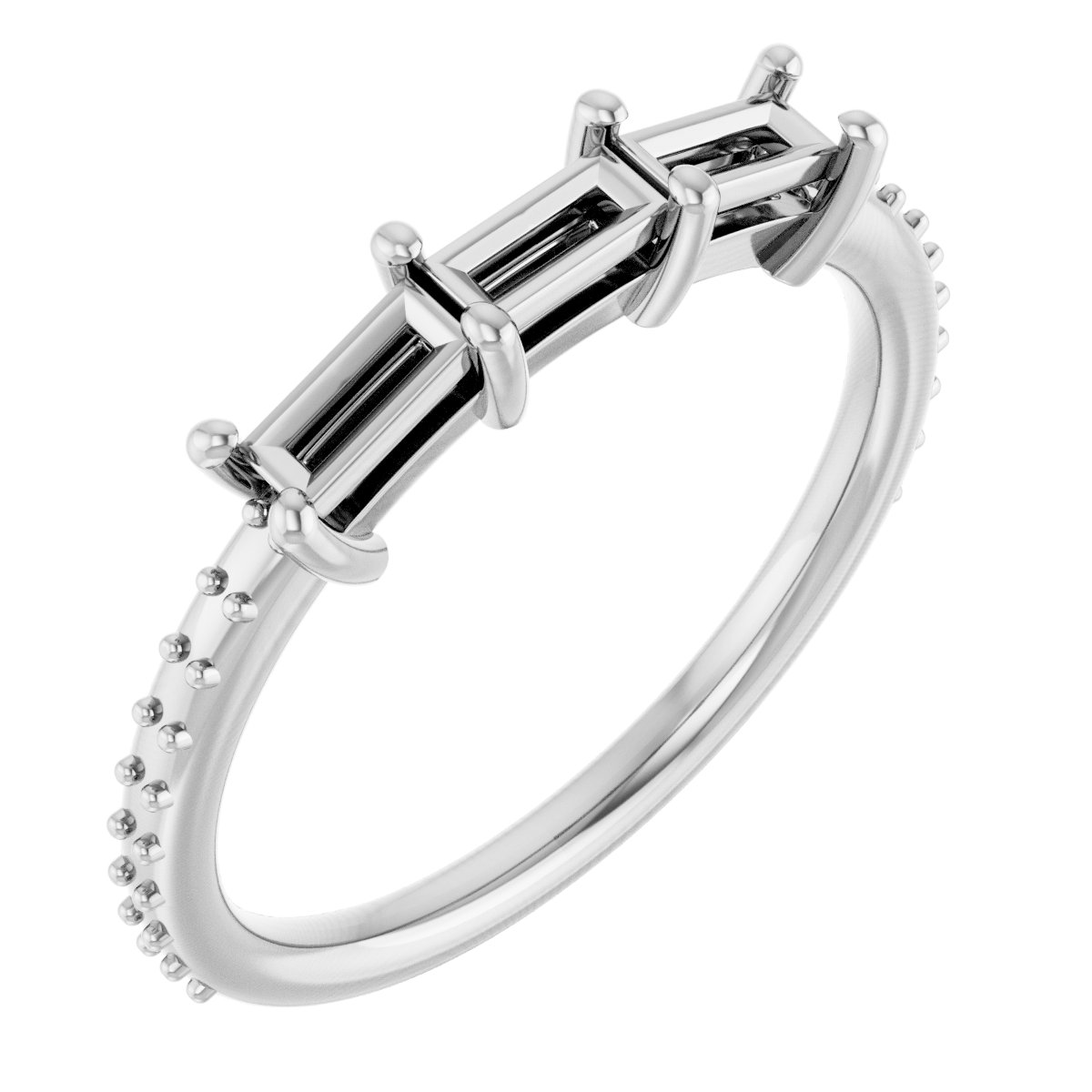Three-Stone Anniversary Band