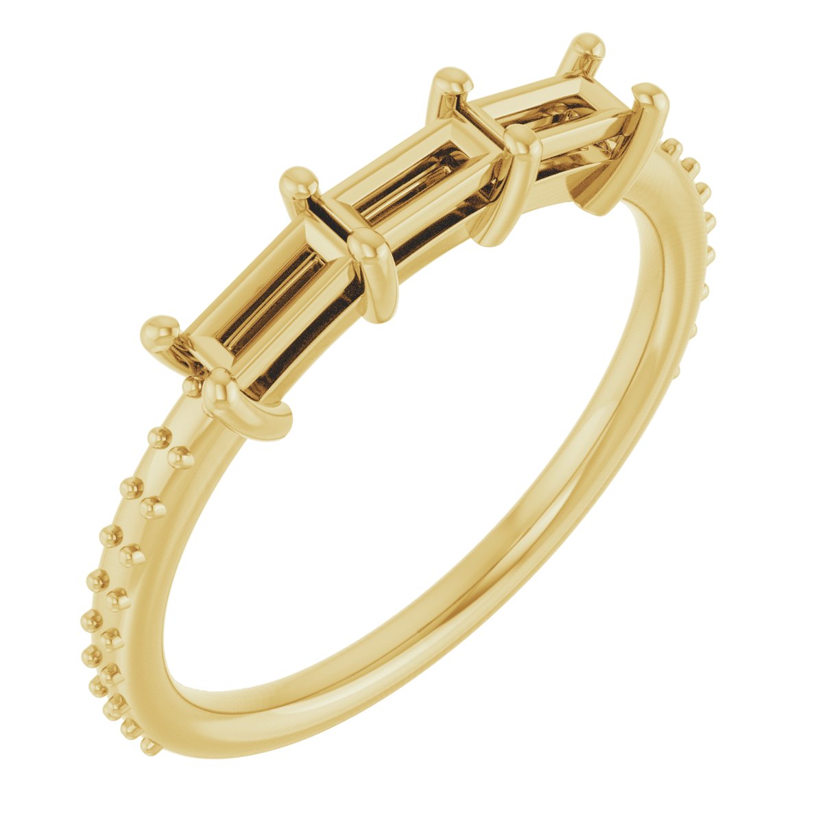Three-Stone Anniversary Band