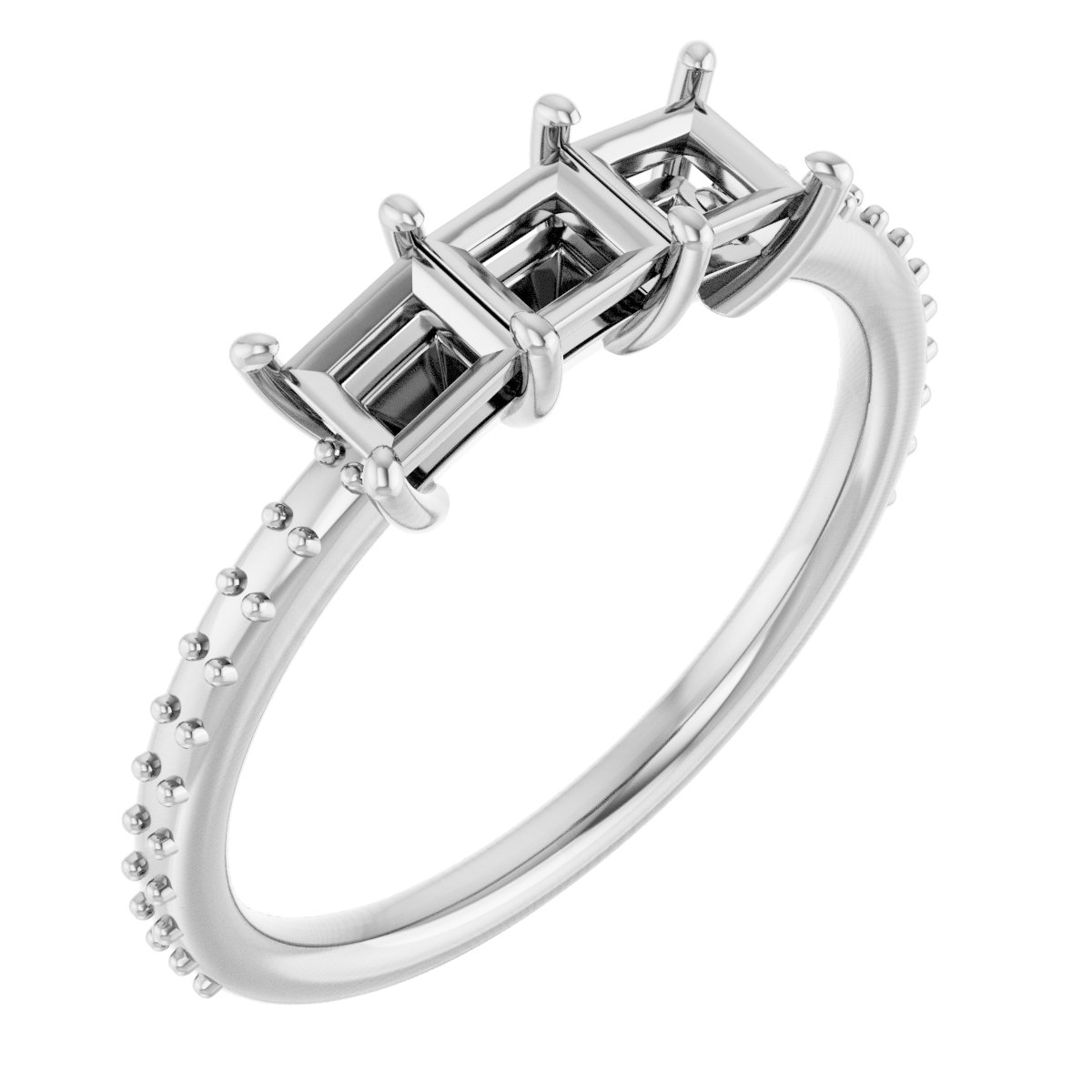 Three-Stone Anniversary Band