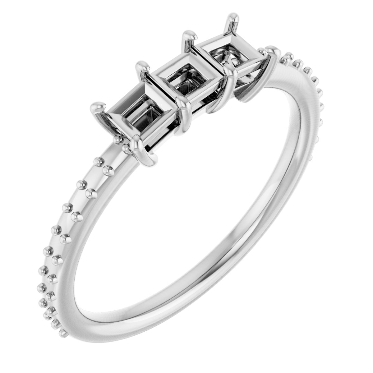Three-Stone Anniversary Band