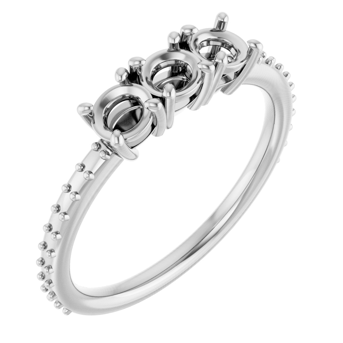 Three-Stone Anniversary Band